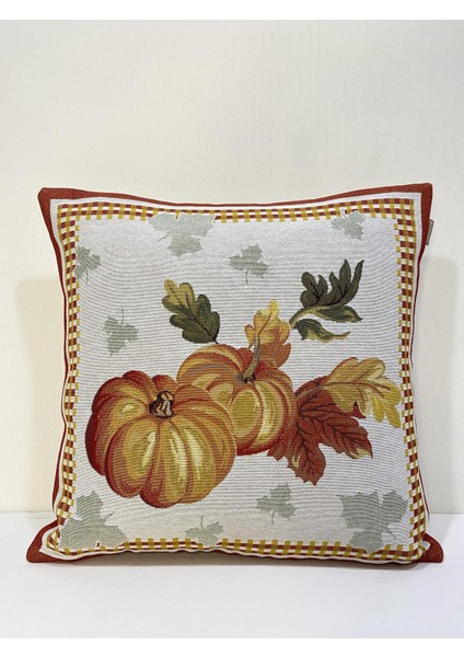 Belıeve Pumpkın Goblen Kırlent 45 x 45 cm