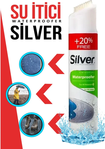 Silver Su Itici ve Yağmur Kaydırıcı Sprey 300 ml