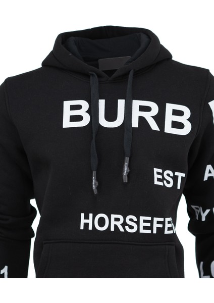 Erkek Kışlık Bur Premium Pamuklu Kumaş Üç Iplik Kapüşonlu Kanguru Cepli Sweatshirt Logolu Model Regular Fit fiyatları