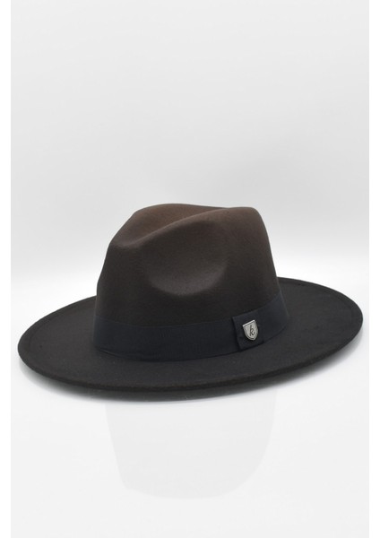 Erkek Multicolor Fötr Şapka Kahve Panama Hat