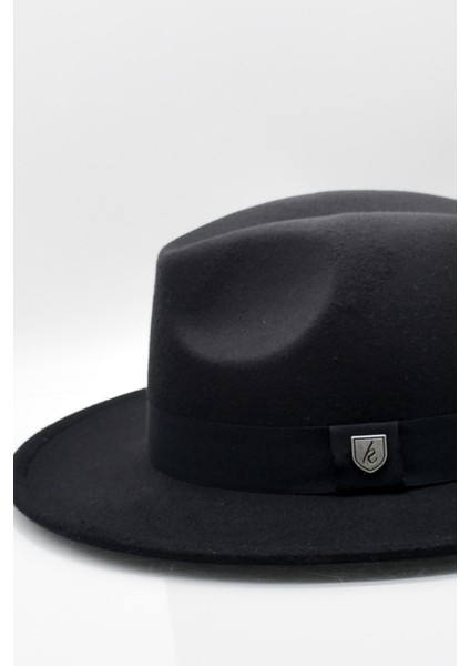 Erkek Multicolor Fötr Şapka Antrasit Panama Hat