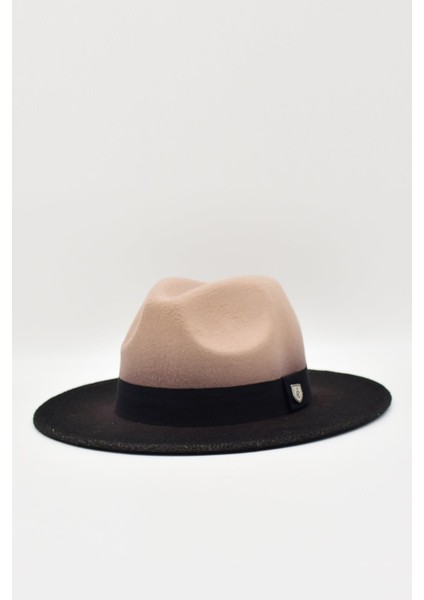Erkek Multicolor Fötr Şapka Camel Panama Hat