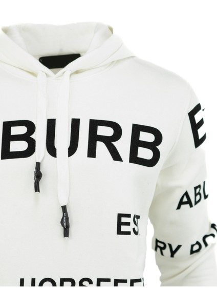 Erkek Kışlık Bur Premium Pamuklu Kumaş Üç Iplik Kapüşonlu Kanguru Cepli Sweatshirt Logolu Model Regular Fit