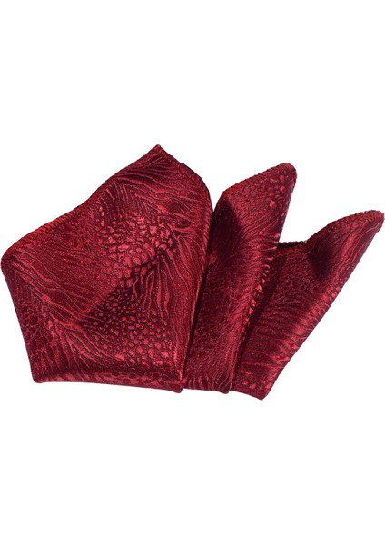 Dalga Desen Mendilli Mikrofiber Erkek Kravat modelleri