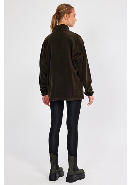 Alexandergardı Fermuarlı Oversize Polar (E21-81101) indirimleri