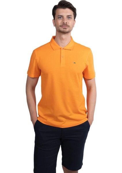 Merserıze Pıke Polo Yaka Erkek Tshırt