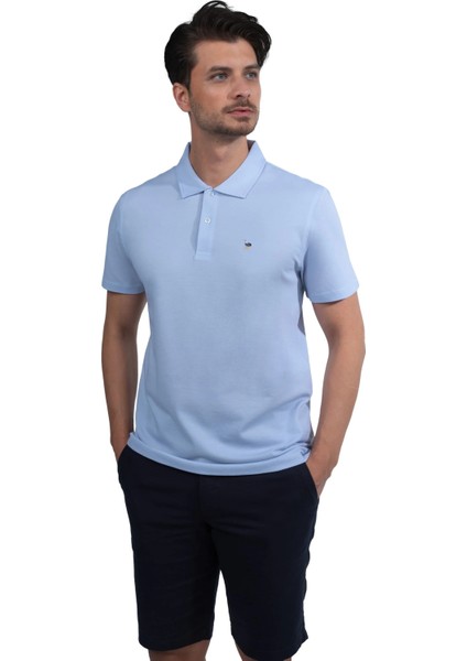 Merserıze Pıke Polo Yaka Erkek Tshırt