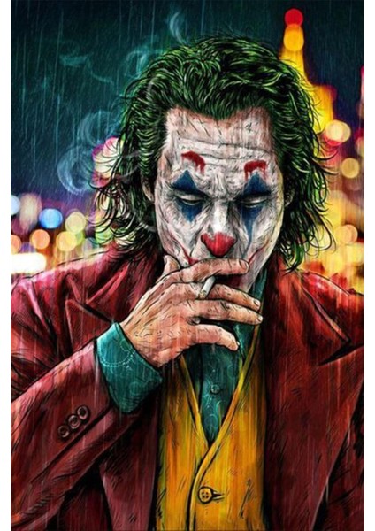 Joker Ahşap Duvar Posteri 28 x 20 cm