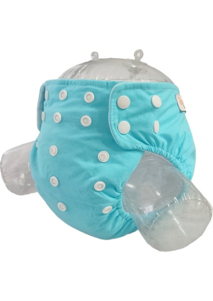 Baby Ybb Yıkanabilir Bebek Bezi Cepli MAVI (3KG-12KG)