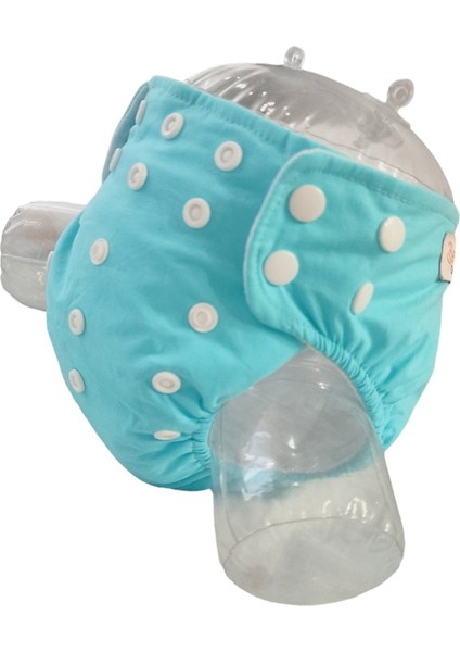 Baby Ybb Yıkanabilir Bebek Bezi Cepli MAVI (3KG-12KG)