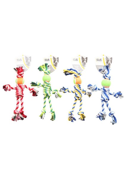 Tenis Toplu Köpek Çekiştirme Oyuncağı 30 cm (1 Adet)