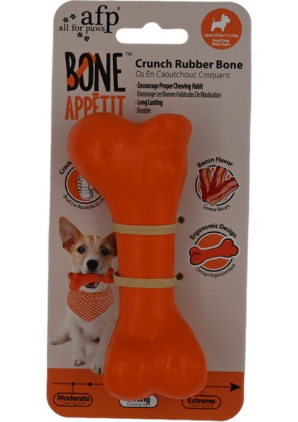 All For Paws Bone Appetit- Sesli Lastik Kemik Small