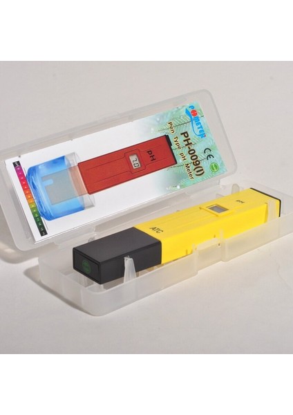 Dijital Ph Ölçer Test Cihazı LCD Ekran Su Toprak Kalitesi Test Cihazı Yüksek Doğruluk 0.1 Kalem Akvaryum Havuz Nemi Otomatik Kalibrasyon (Yurt Dışından)