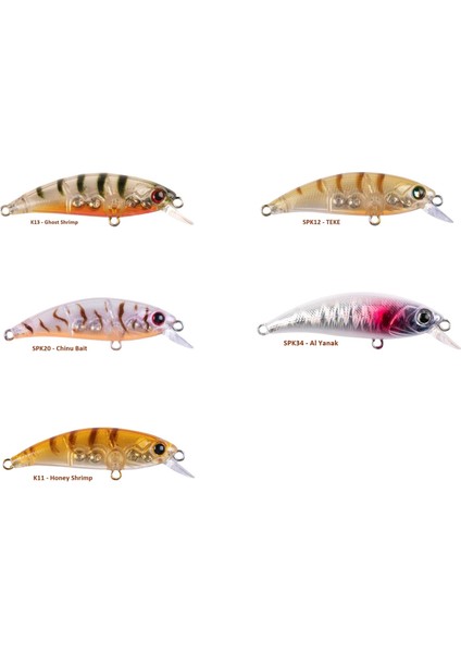 Zıpır (Kg) 50 mm 4.5 gr Lrf Maket Balık modelleri