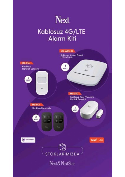 Kablosuz 4g/lte Alarm Kiti