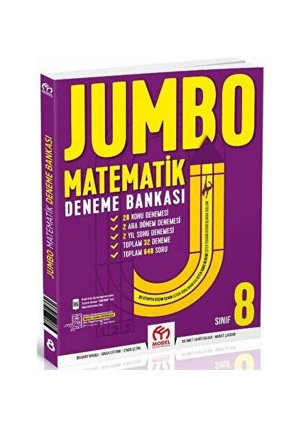 Model Eğitim Yayıncılık 8. Sınıf Jumbo Matematik Deneme