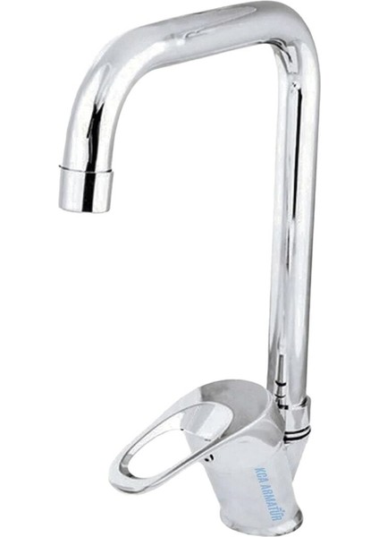 L Borulu Mutfak Bataryası Çeşmesi Musluğu