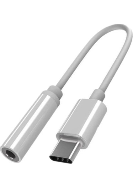 Type C To 3.5mm Kulaklık Ses Çevirici Dönüştürücü Aux Adaptör