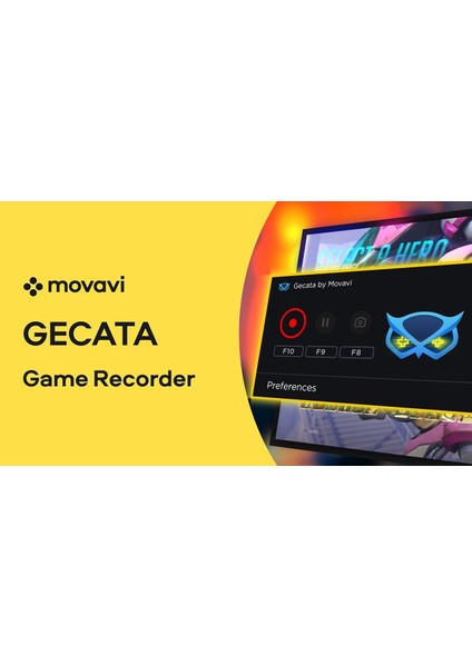 Gecata by Movavi 6 Game Recorder - 1 PC Lifetime/Kalıcı Lisans