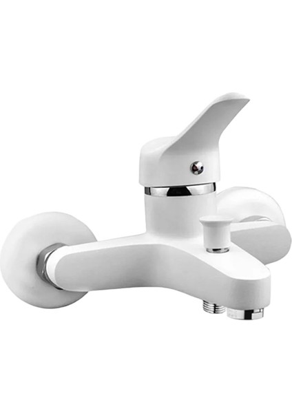 Beyaz Krom Robot Duş Seti Lavabo Banyo Mutfak Bataryası Musluğu 4'lü Set fırsatları