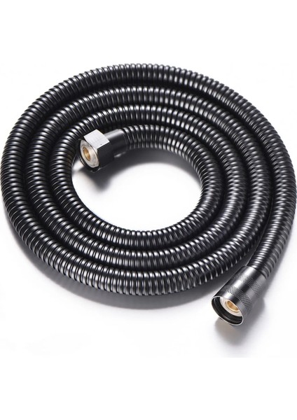 Siyah Duş Hortumu 1.5 Metre Tüm Batarya ve Duş Başlıklarını Uyumlu