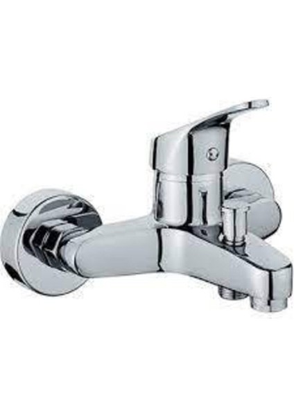 Krom Mix Banyo Duş Musluğu Çeşmesi Bataryası