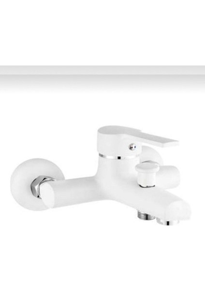 Beyaz Krom Banyo Bataryası Musluğu Çeşmesi
