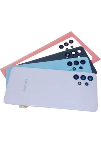 Samsung Galaxy A32 Arka Kapak (Full Kamera Lensli Orjinal) Beyaz