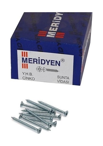 Meridyen Sunta Vidası Paket 6* 80 100'lü