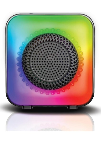 Flame Light Kablosuz Hoparlör Rgb Aydınlatmalı Fm Radyo Hd Ses Taşınabilir Bluetooth Hoparlör