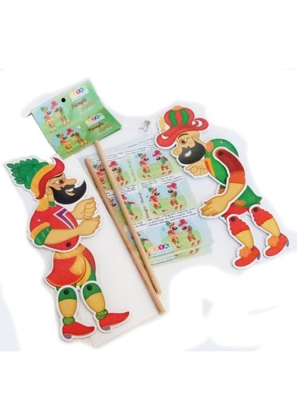 Quillingseti Hacivat - Karagöz Kukla Gölge Oyun Seti