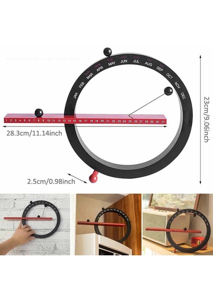 Takvim Manyetik Şık Hediyelik Masaüstü