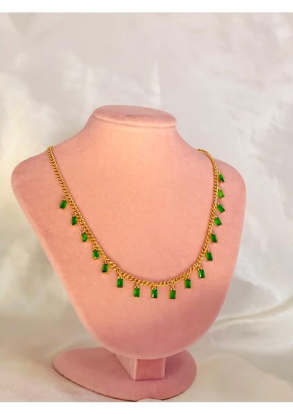Emerald Vip Çelik Kolye