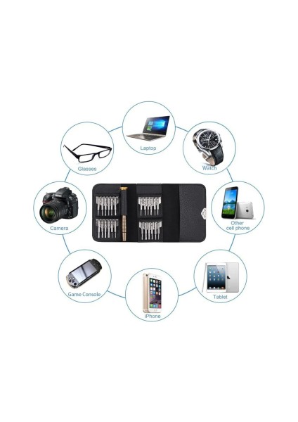 25 Parça Deri Kılıflı Tornavida Seti fırsatları