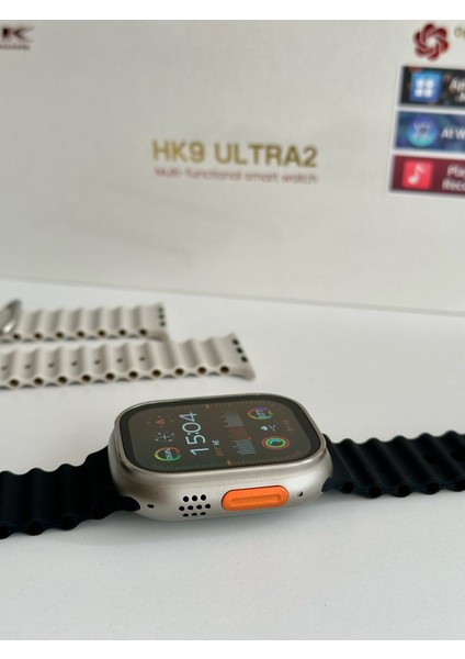 Hk9 Ultra 2 Watch 8 Amoled Ekran Chatgpt Yapay Zeka Destekli 2 GB Ram Çift Kordon Akıllı Saat