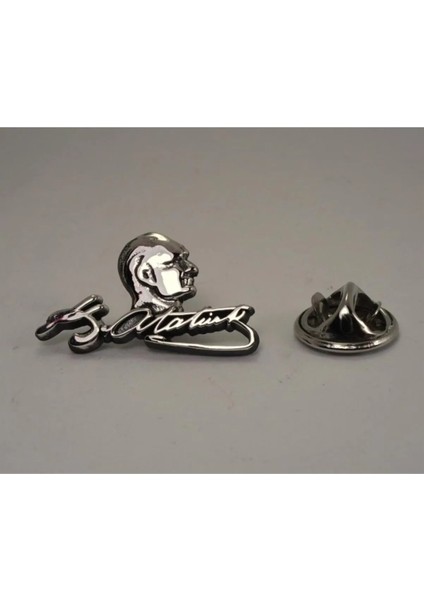 Unisex Gümüş Atatürk Imzalı Rozet fiyatları