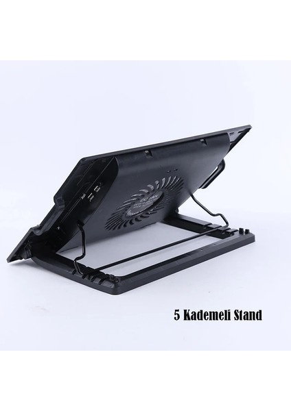 Notebook Soğutucu Fan Laptop Stand Yükseklik Ayarlı 9/17 Inç Laptop Soğutucu Gaming Fan