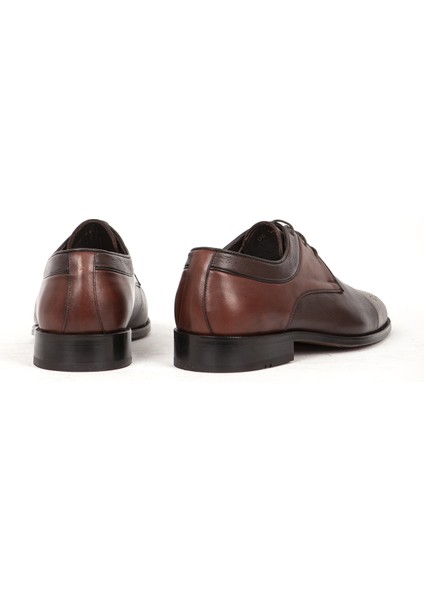 9642 Gerçek Deri Kösele Erkek Klasik Ayakkabı modelleri