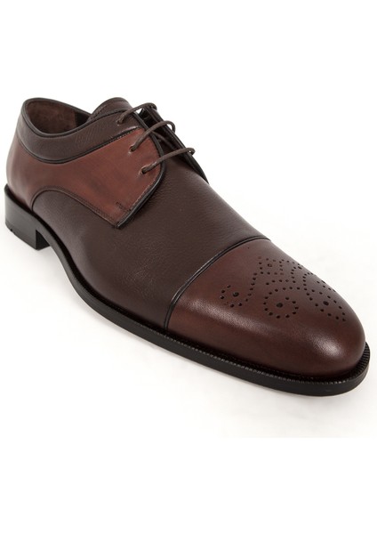 9642 Gerçek Deri Kösele Erkek Klasik Ayakkabı fırsatları