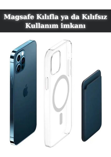 iPhone 12 Serisi ile Uyumlu Magsafe Deri Cüzdan
