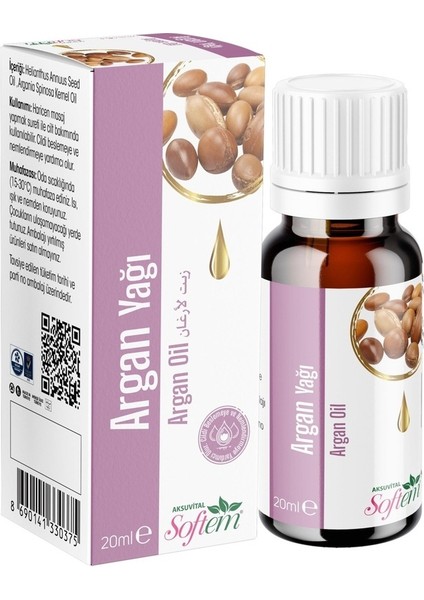 Softem Argan Yağı 20 ml