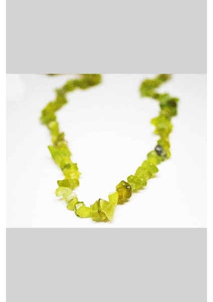 Peridot (Zebercet) Kırık Doğal Taş Dizisi
