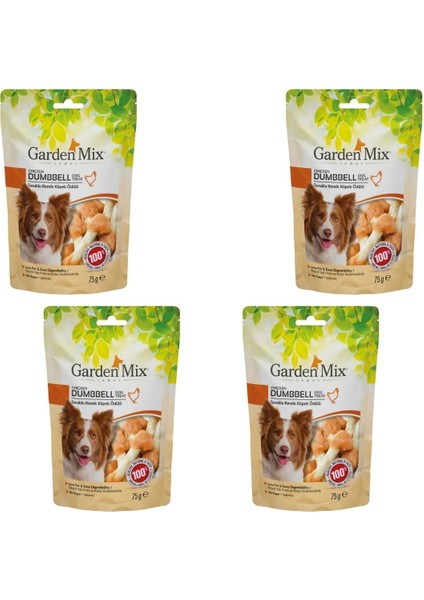 Tavuklu Kemik Köpek Ödül Maması 75 gr x 4 Adet