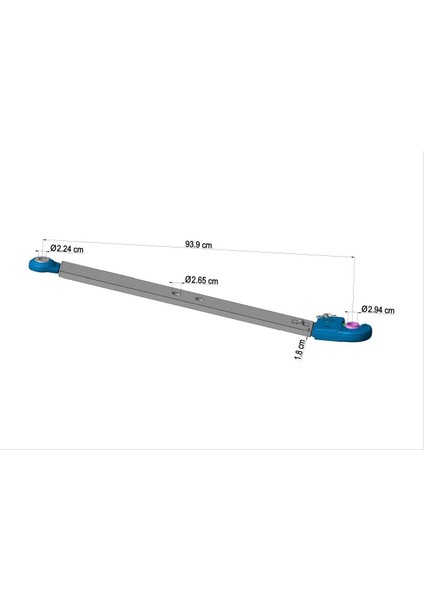 Yan Çeki Kolu (C Kafalı) (New Holland) (Dyptt-36)