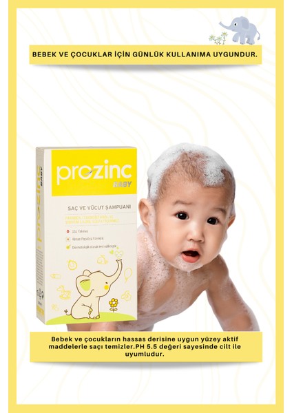 PROZINC Bebek Şampuanı 300 ml