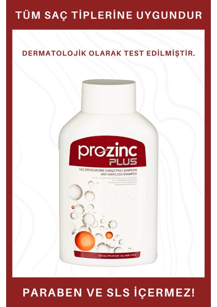 Plus Şampuan 300 ml + Prozinc Plus Losyon 150 ml