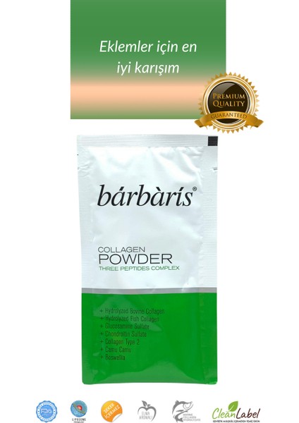 Kolajen Powder Three Peptıdes Complex (BALIK-SIĞIR-TAVUK) Tip 1-2-3 // 30 Şase