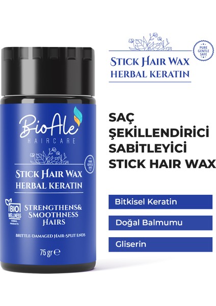 Güçlendirici Stick Wax Bitkisel Keratin 75GR