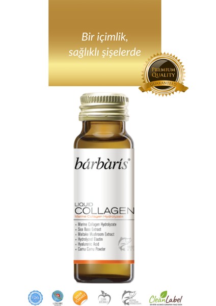 Liquid Collagen Takviye Edici Gıda 50 ml x 10'lu 3 Kutu (1 Aylık Set)