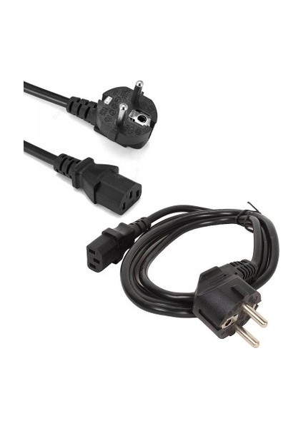 3 Metre Power Kablo 3 Metre 3x1 Power Kablosu 3 Metre 3X1MM Kalın Power Kablo